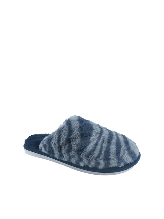 Jomix Women's Slipper In Navy Blue Colour