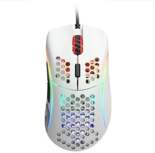 Glorious PC Gaming Race Model D RGB Gaming Mouse 12000 DPI Matte White