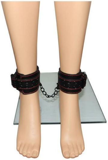 Lovetoy Bondage Fetish Pleasure Ankle cuffs Χειροπέδες σε Καφέ Χρώμα