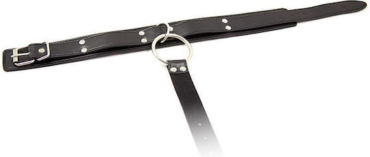 Fetish Addict Adjustable Collar with Restraints Σετ για Δέσιμο Λαιμού & Άκρων Black
