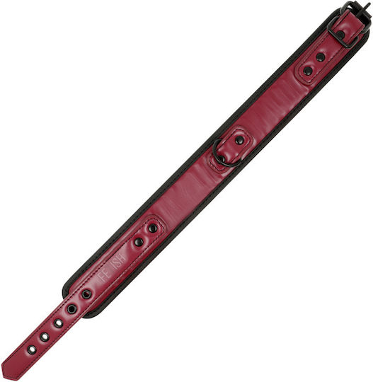 Fetish Submissive Halsband in Rot Farbe