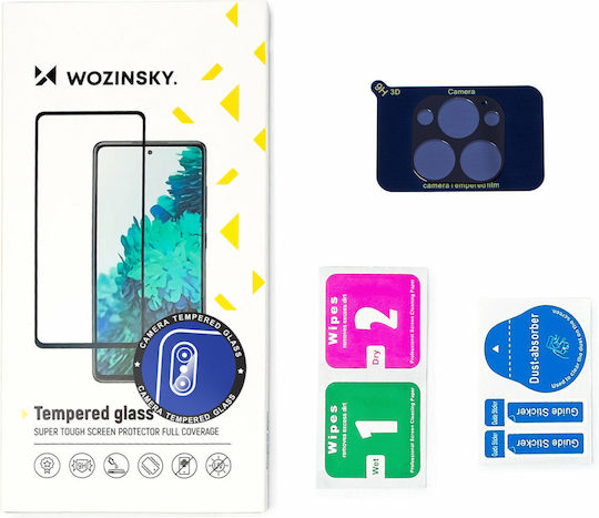 Wozinsky Full Camera Camera Protection Tempered Glass Black for the iPhone 13 Pro