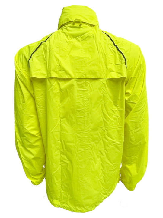 Apu Men's Winter Jacket Waterproof and Windproof Yellow
