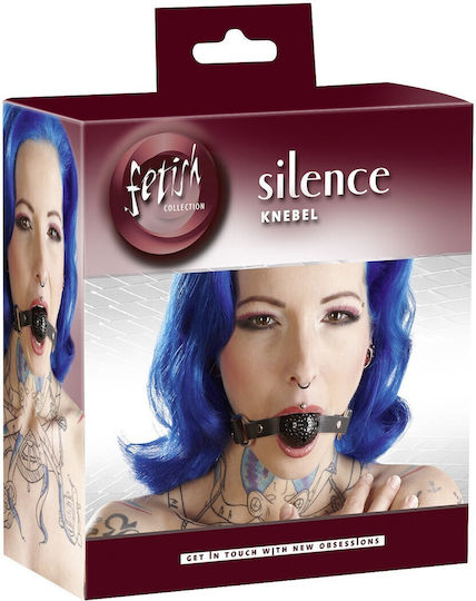 Easytoys Fetish Collection Silence Ball Gag Gag in Black Color