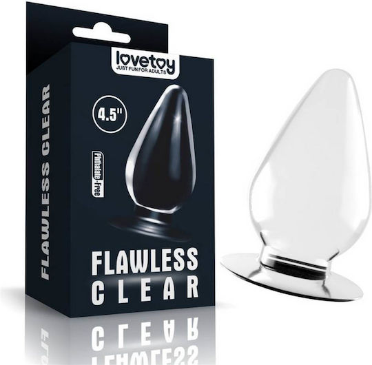 Lovetoy Flawless Clear Anal Plug Anal Plug Transparent 11.4cm | Skroutz.mt