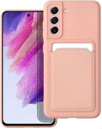 Forcell Back Cover Silicon cu Suport pentru Carduri Coral (Galaxy S22 5G)