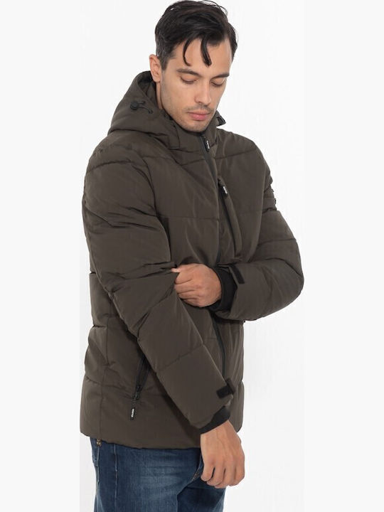 Winter Jacket Puffer Khaki
