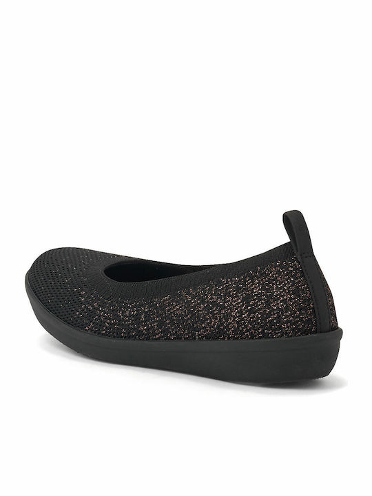 Leather Ballerinas Ayla Paige Black