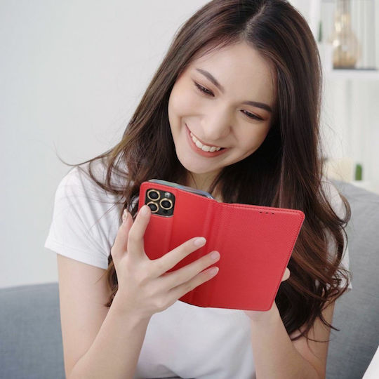 Book Synthetic Leather Red (Redmi Note 11 Pro+ 5G) CB9115R1