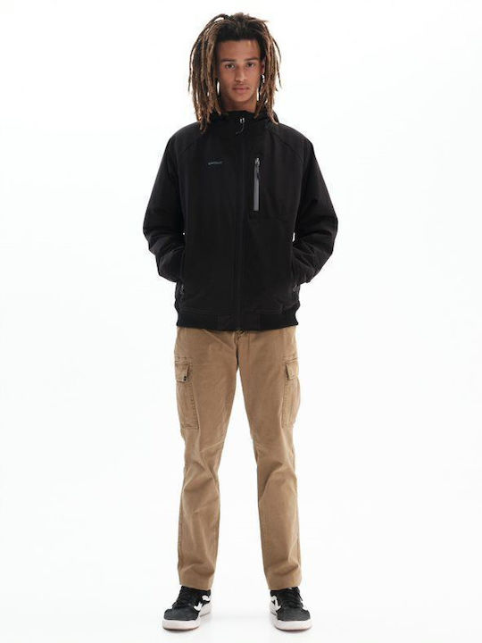 Winter Jacket Bomber Waterproof Black