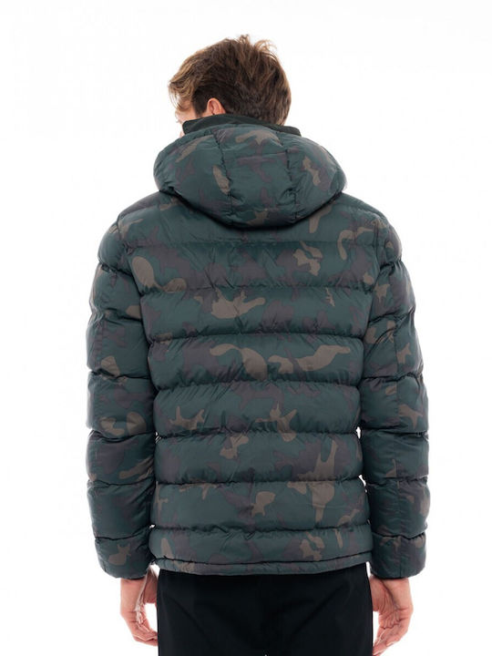 Splendid Geacă pentru bărbați de iarnă Puffer Camo