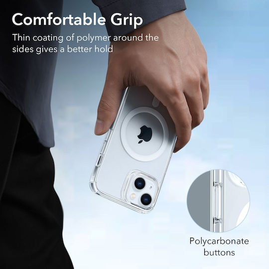 ESR Krystec Halolock Magsafe Umschlag Rückseite Silikon Transparent (iPhone 14 Plus)
