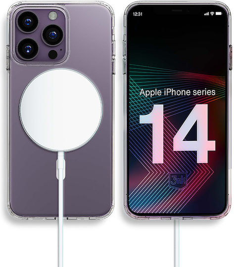 3MK MagCase Задна корица Силикон Прозрачен (iPhone 14 Pro Max)