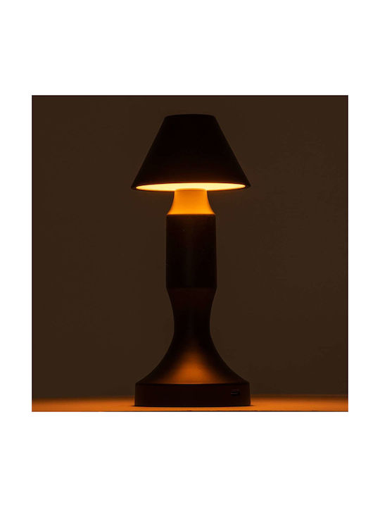 GloboStar Lunna Plastic Table Lamp LED with Gold Shade and Base