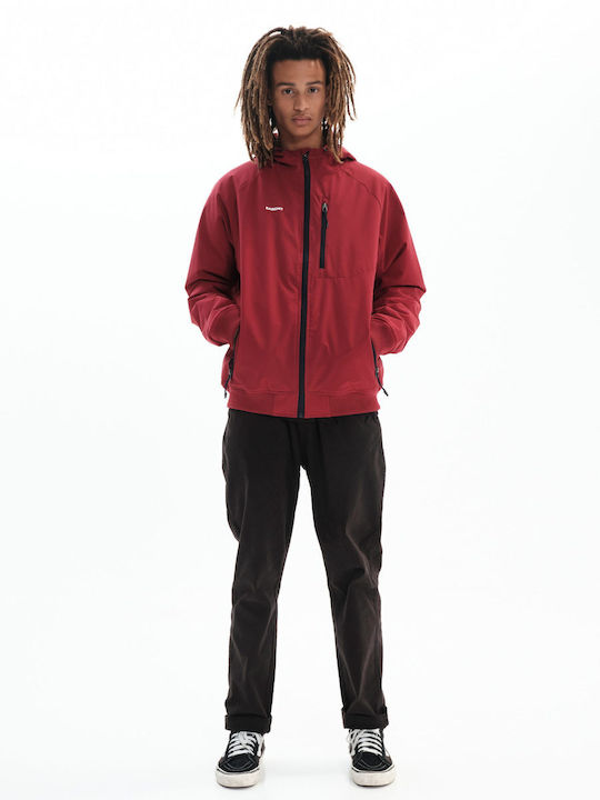 Winter Jacke Bomber Wasserdicht Rot