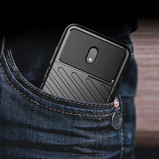 Hurtel Thunder Задна корица Силикон Син (Redmi 8A - Редми 8А)