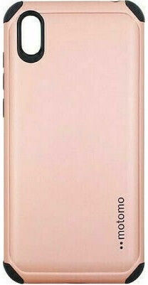 Motomo Tough Armor Back Cover Plastic Rose Gold (Redmi 9A / 9AT)