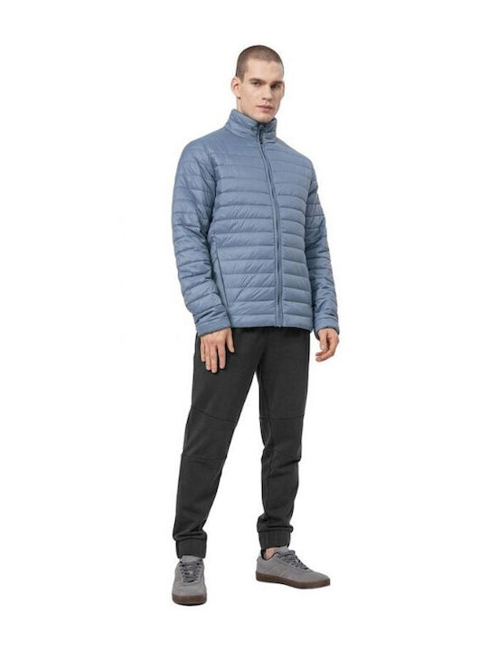 4F Men's Winter Puffer Jacket Light Blue