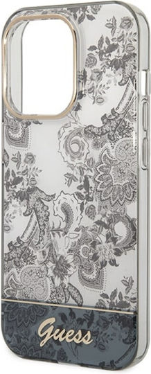 Guess Toile De Jouy Umschlag Rückseite Kunststoff Gray (iPhone 14 Pro Max)