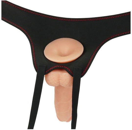 Lovetoy Easy Strapon Set Harness με Dildo 21.5cm στο χρώμα του δέρματος