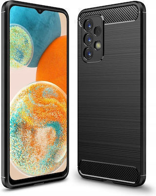 Tech-Protect Carbon Back Cover Σιλικόνης Μαύρο (Galaxy A23)