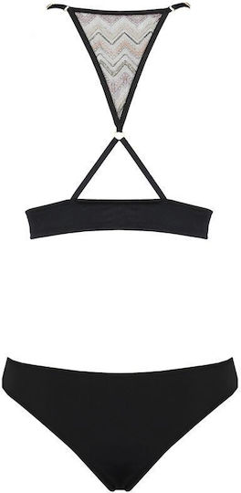 Casmir Lingerie Lagerta 30091 Sexy Σετ Εσωρούχων Μαύρο 2τμχ