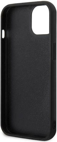 Karl Lagerfeld Ikonik Karl & Choupette Back Cover Plastic Black (iPhone 14 Plus)