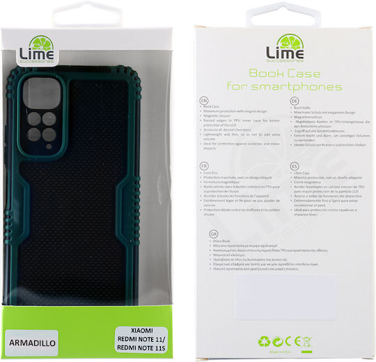 Lime Armadillo Camera Guard Задна корица Пластмаса Зелен (Redmi Note 11 / 11S 4G)