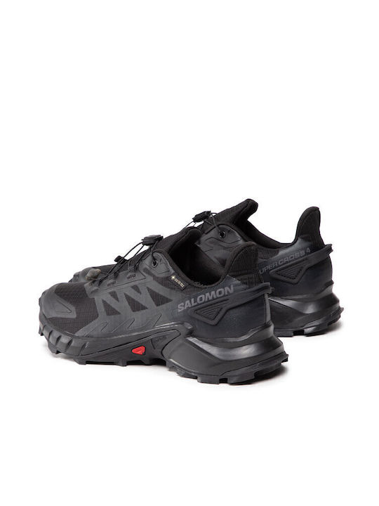 Supercross 4 GTX Sport Shoes Trail Running Black Waterproof with Gore-Tex Membrane