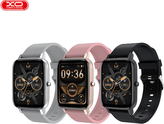 XO H80(s) Smartwatch with Heart Rate Monitor (Black)