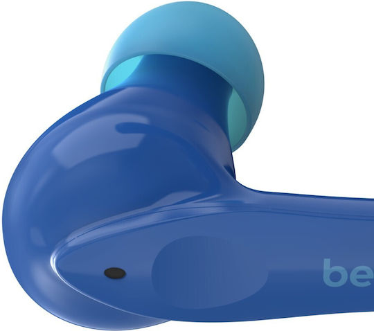 Belkin Soundform Nano In-ear Bluetooth Handsfree Earphones with Sweat Resistance and Charging Case Blue