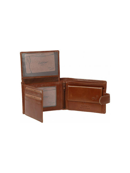 Lavor Men's Leather Wallet with RFID Cognac