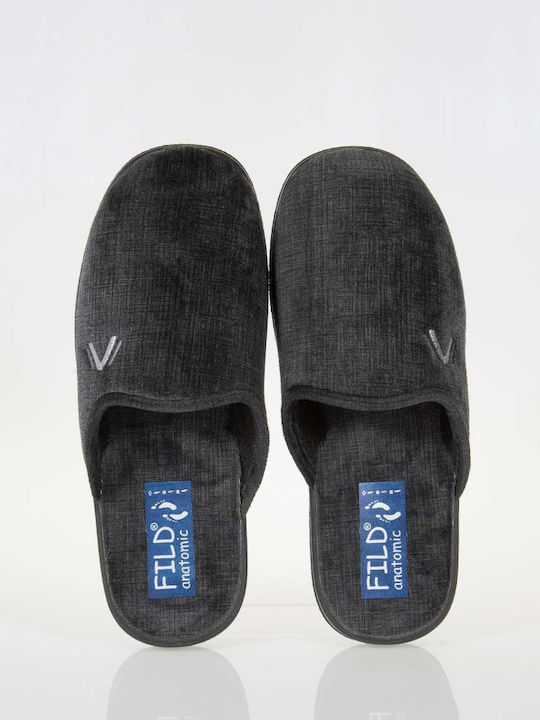 Romylo F19 Men's Slipper Gray