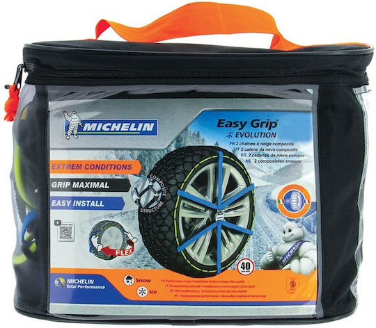 Michelin Easy Grip Evo 12 Anti-slip Snow Socks Passenger Car 2pcs