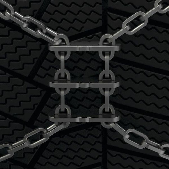 Konig XG Cross No 243 Anti-slip Chains Thickness 9mm Passenger & 4x4 Car 2pcs