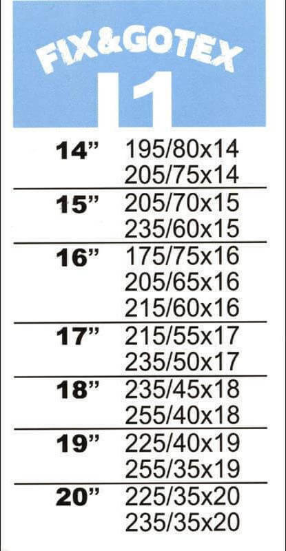 Chaussettes Neige - 4x4 - SUV - FIX&GOTEX XTREM - Q1