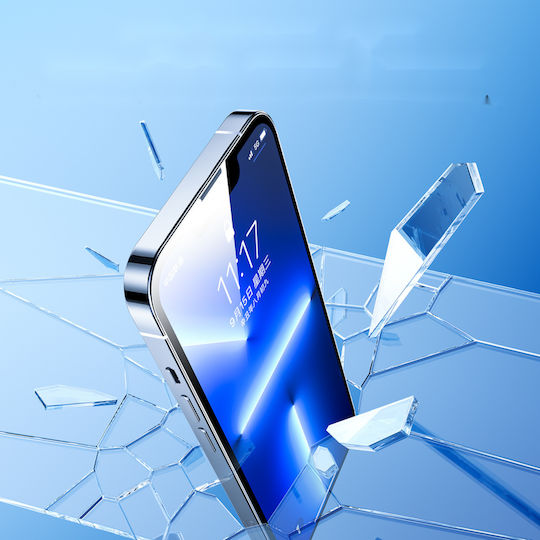 Joyroom Knight Cu Kit De Montare Full Face Tempered Glass (iPhone 17e / 16e / 14 / 13 / 13 Pro)