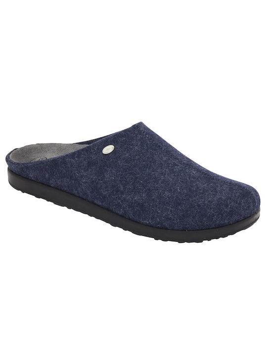 Scholl Elio Winterliche Herrenhausschuhe Blau