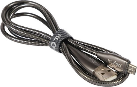 KLGO KLGO S-51 Regulär USB 2.0 auf Micro-USB-Kabel Schwarz 2m 1Stück