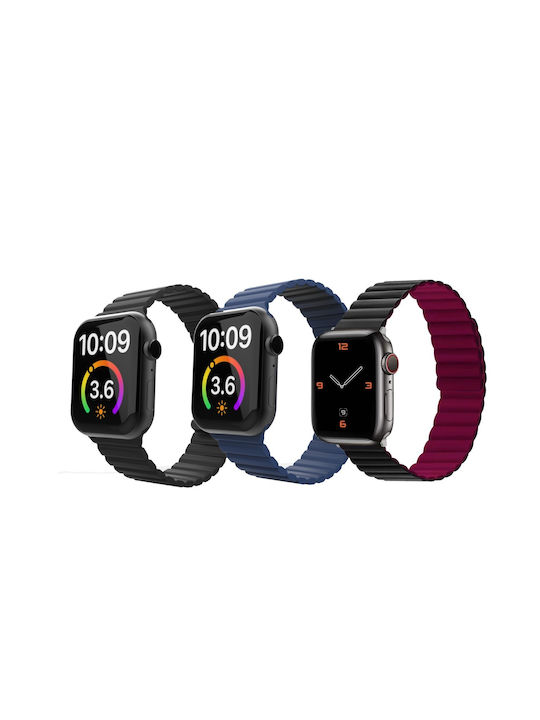 XO BT01B Armband Silikon Gray & Orange (42/44/45mm Universal) 16.001.0060