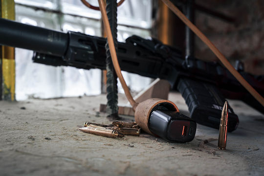 Tactical Φορτιστής Χωρίς Καλώδιο με Θύρα USB-A και Θύρα USB-C 20W Power Delivery / Quick Charge 3.0 Μαύρος (Base Plug Dual)