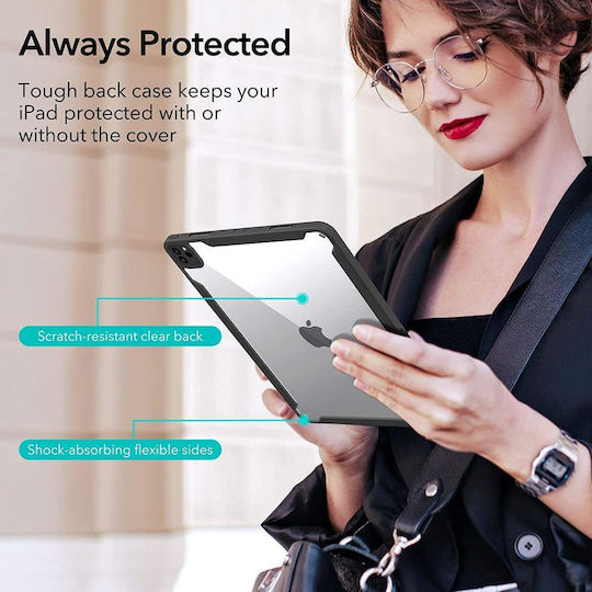 ESR Rebound Hybrid Флип Капак Черен iPad Pro 2021 12.9"