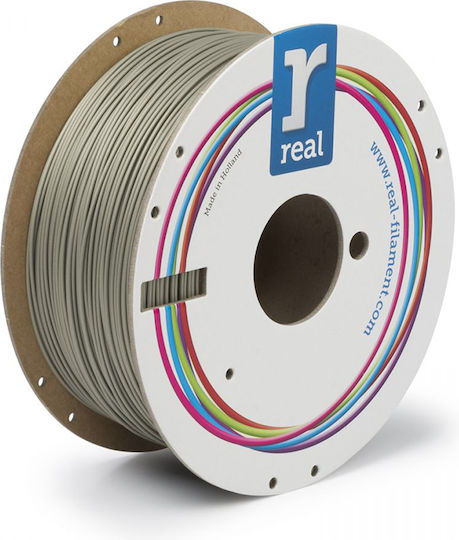 Real Filament Matte PLA 3D Printer Filament 1.75mm Khaki Gray 1kg