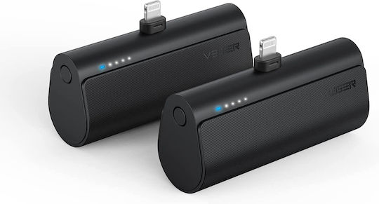 Veger V0556P Power Bank 5000mAh 20W Power Delivery Μαύρο