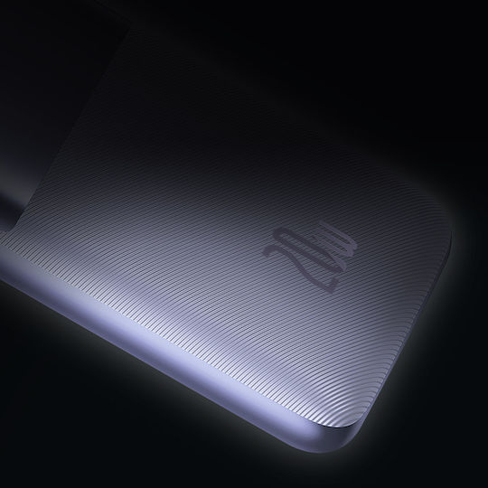 Baseus Bipow Pro Power Bank 10000mAh 20W с 2 USB-A порта и USB-C порт Лилав