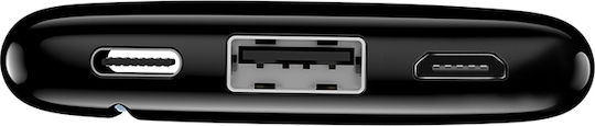 Forever TB-100S Power Bank 10000mAh με Θύρα USB-A Μαύρο