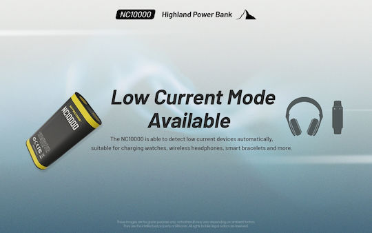 NiteCore NC10000 Power Bank 10000mAh 20W με Θύρα USB-C Power Delivery Μαύρο