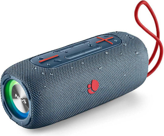 NGS Roller Nitro 3 Bluetooth Speaker 30W with Radio and Battery Life up to 10 hours Blue