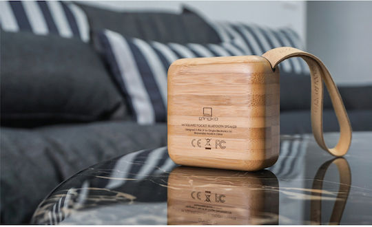 Gingko MI Square Pocket Bluetooth високоговорител 3W с живот на батерията до 6 часа Бежов