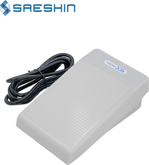 Saeshin Strong 207a Τροχός Νυχιών Ρεύματος 65W Γκρι 35000 Στροφών με Πεντάλ